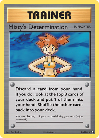 Misty's Determination (80/108) [XY: Evolutions] - Comfy Hobbies
