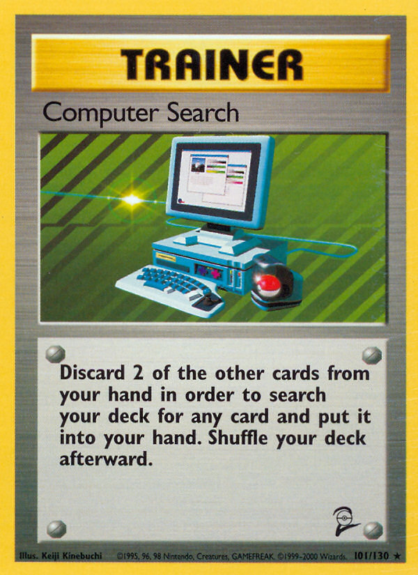 Computer Search (101/130) [Base Set 2] - Comfy Hobbies