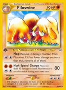 Piloswine (36/64) [Neo Revelation 1st Edition] - Comfy Hobbies