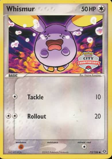 Whismur (73/106) (City Championship) [EX: Emerald] - Comfy Hobbies