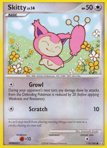 Skitty (119/146) [Diamond & Pearl: Legends Awakened] - Comfy Hobbies