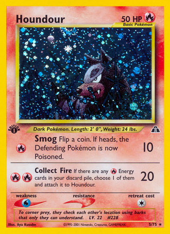 Houndour (5/75) [Neo Discovery 1st Edition] - Comfy Hobbies