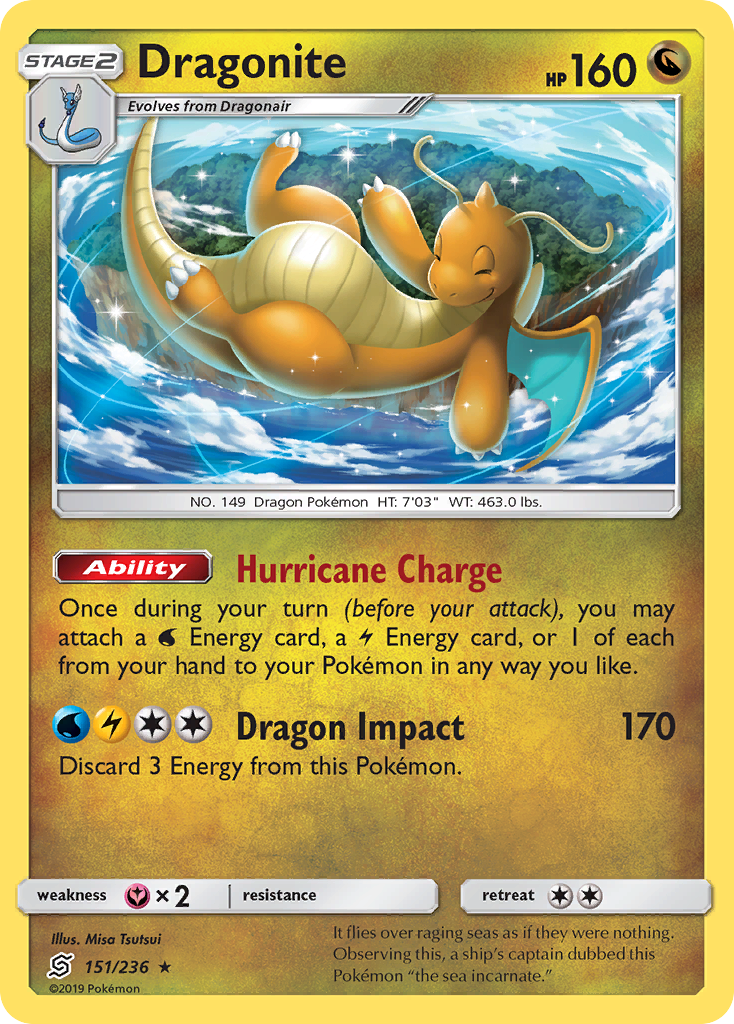 Dragonite (151/236) [Sun & Moon: Unified Minds] - Comfy Hobbies
