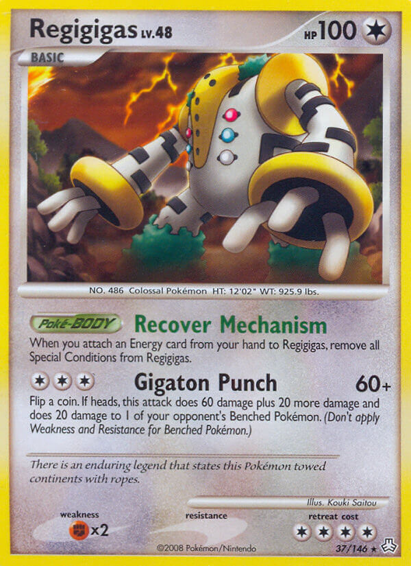 Regigigas (37/146) (Theme Deck Exclusive) [Diamond & Pearl: Legends Awakened] - Comfy Hobbies