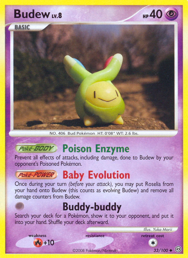 Budew (33/100) [Diamond & Pearl: Stormfront] - Comfy Hobbies