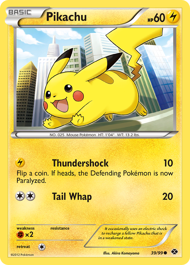 Pikachu (39/99) [Black & White: Next Destinies] - Comfy Hobbies