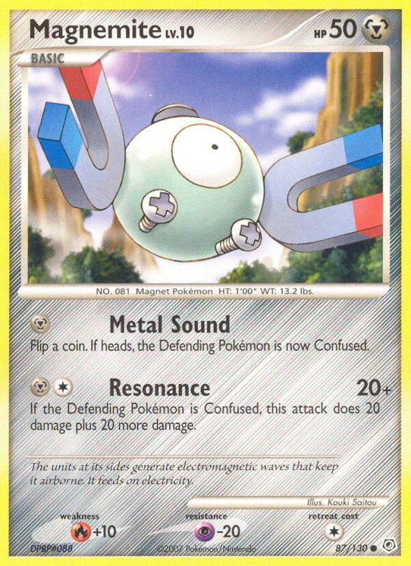 Magnemite (87/130) [Diamond & Pearl: Base Set] - Comfy Hobbies