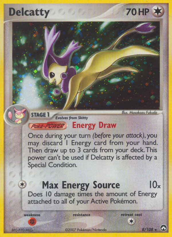 Delcatty (8/108) [EX: Power Keepers] - Comfy Hobbies