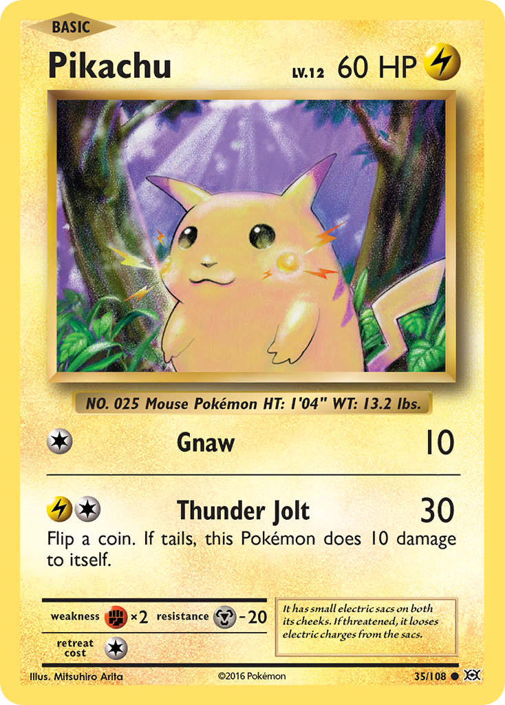 Pikachu (35/108) [XY: Evolutions] - Comfy Hobbies