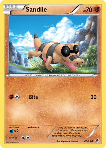 Sandile (60/98) [Black & White: Emerging Powers] - Comfy Hobbies