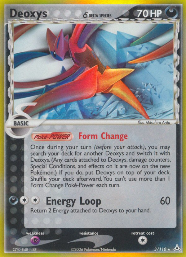 Deoxys (3/110) (Delta Species) [EX: Holon Phantoms] - Comfy Hobbies