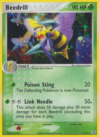 Beedrill (1/112) [EX: FireRed & LeafGreen] - Comfy Hobbies