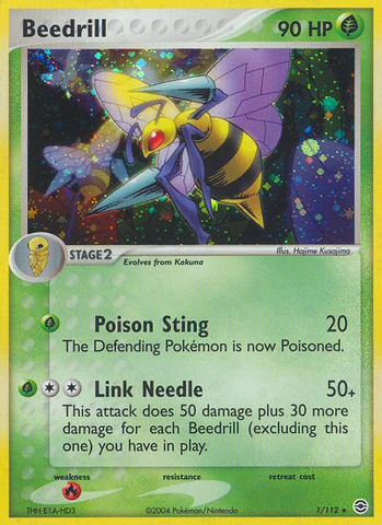 Beedrill (1/112) [EX: FireRed & LeafGreen] - Comfy Hobbies