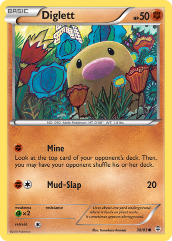 Diglett (38/83) [XY: Generations] - Comfy Hobbies