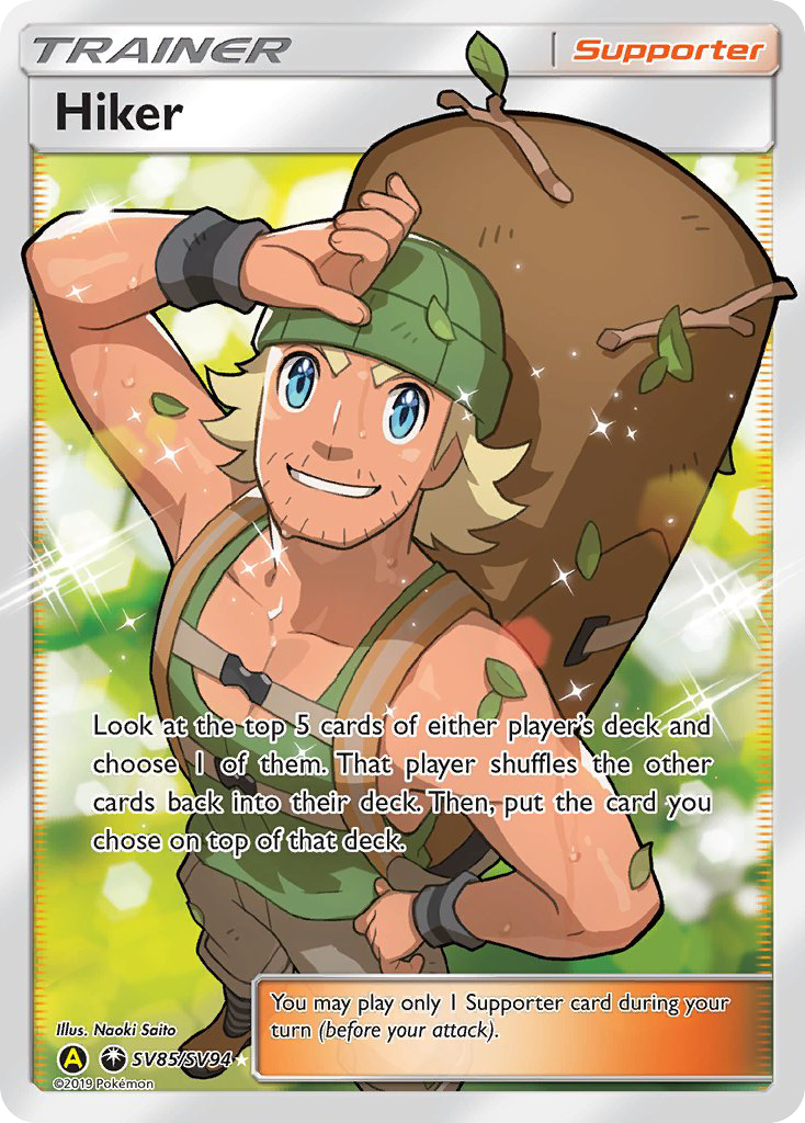 Hiker (SV85/SV94) [Sun & Moon: Hidden Fates - Shiny Vault] - Comfy Hobbies