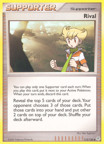Rival (113/130) [Diamond & Pearl: Base Set] - Comfy Hobbies
