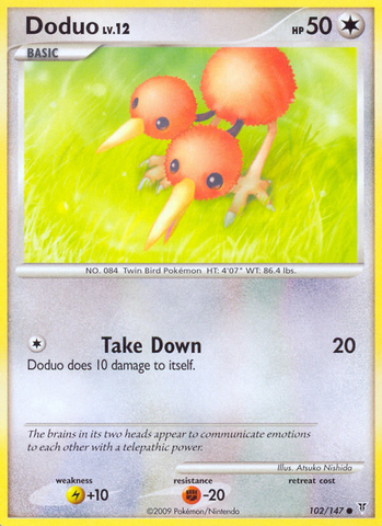 Doduo (102/147) [Platinum: Supreme Victors] - Comfy Hobbies