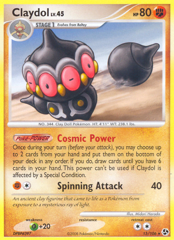 Claydol (15/106) [Diamond & Pearl: Great Encounters] - Comfy Hobbies