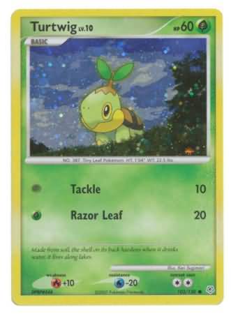 Turtwig (103/130) (Cosmos Holofoil) [Diamond & Pearl: Base Set] - Comfy Hobbies