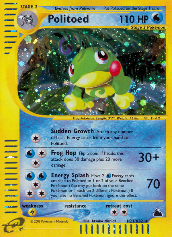 Politoed (H23/H32) [Skyridge] - Comfy Hobbies