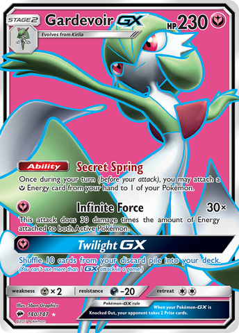 Gardevoir GX (140/147) [Sun & Moon: Burning Shadows] - Comfy Hobbies