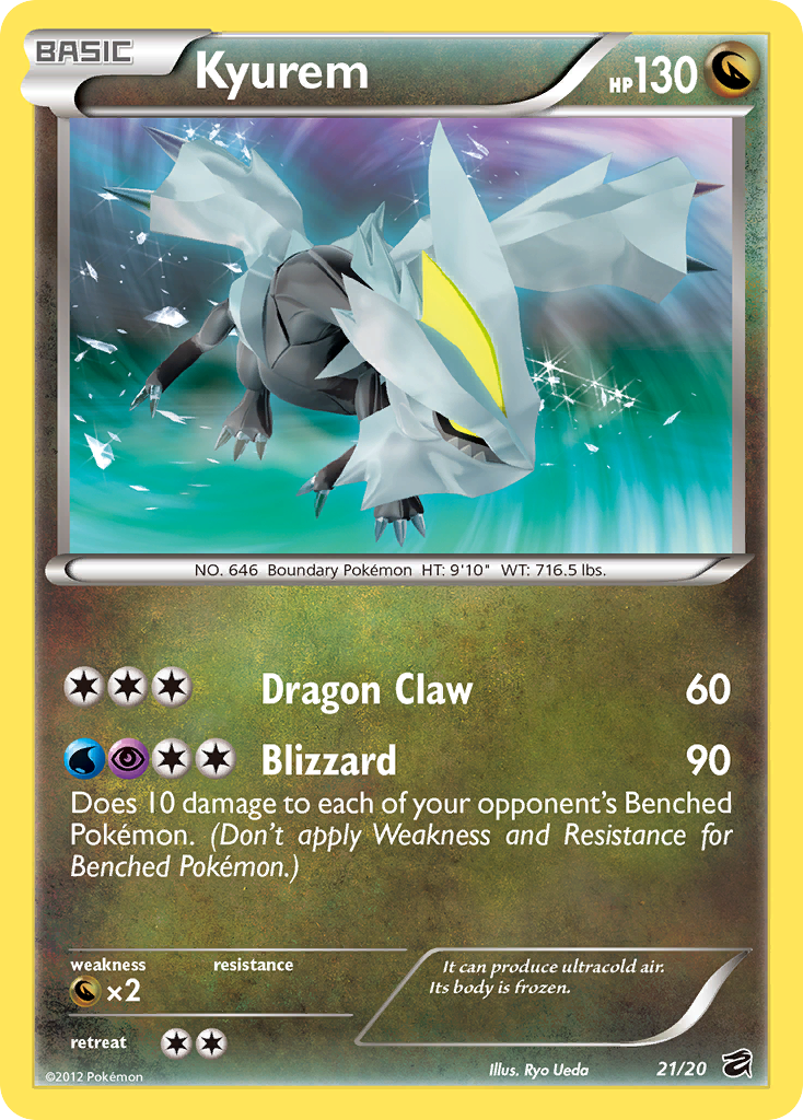 Kyurem (21/20) [Black & White: Dragon Vault] - Comfy Hobbies