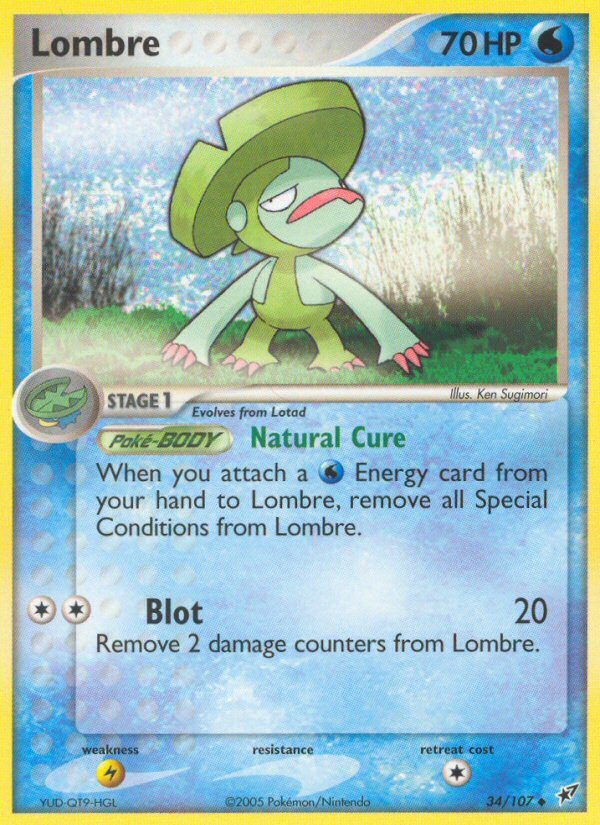 Lombre (34/107) [EX: Deoxys] - Comfy Hobbies