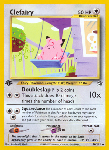 Clefairy (30/111) [Neo Genesis 1st Edition] - Comfy Hobbies