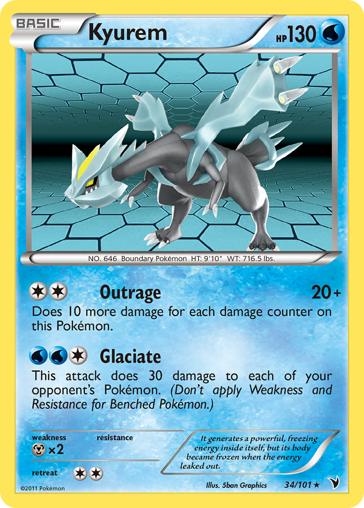 Kyurem (34/101) [Black & White: Noble Victories] - Comfy Hobbies