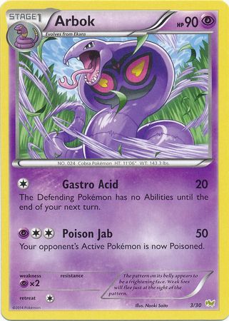 Arbok (3/30) [XY: Trainer Kit - Noivern] - Comfy Hobbies