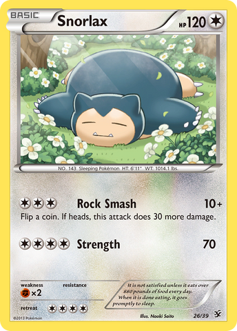 Snorlax (26/39) [XY: Kalos Starter Set] - Comfy Hobbies