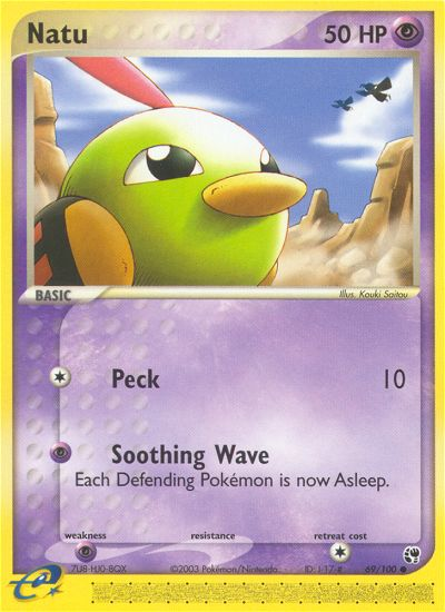 Natu (69/100) [EX: Sandstorm] - Comfy Hobbies