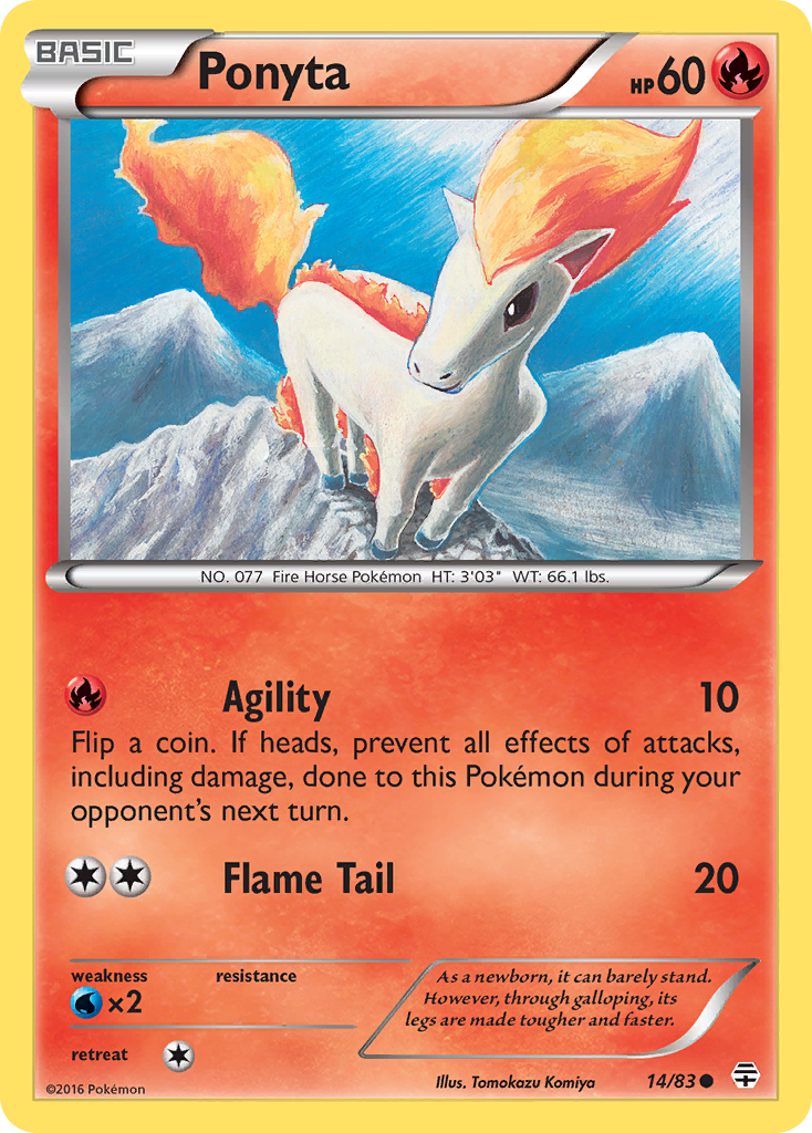 Ponyta (14/83) [XY: Generations] - Comfy Hobbies