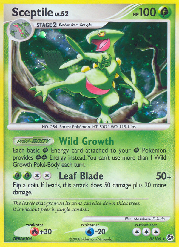 Sceptile (8/106) [Diamond & Pearl: Great Encounters] - Comfy Hobbies