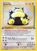 Snorlax (27/64) [Jungle 1st Edition] - Comfy Hobbies