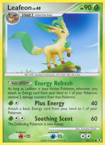 Leafeon (45/111) [Platinum: Rising Rivals] - Comfy Hobbies