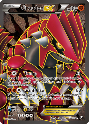 Groudon EX (106/108) [Black & White: Dark Explorers] - Comfy Hobbies