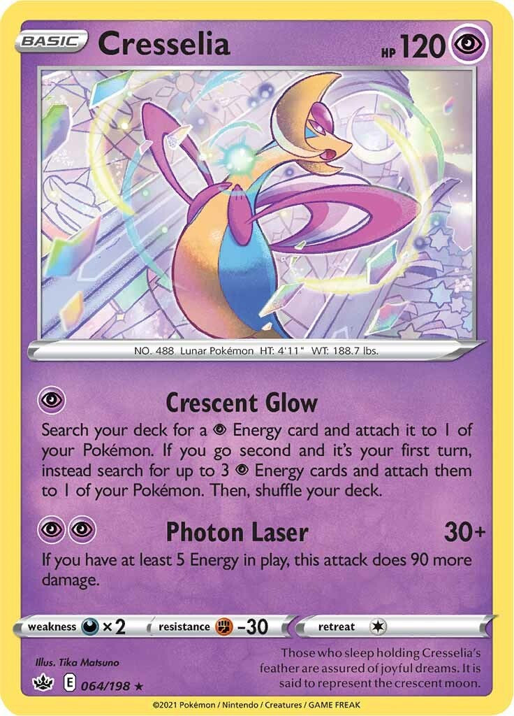 Cresselia (064/198) (Theme Deck Exclusive) [Sword & Shield: Chilling Reign] - Comfy Hobbies