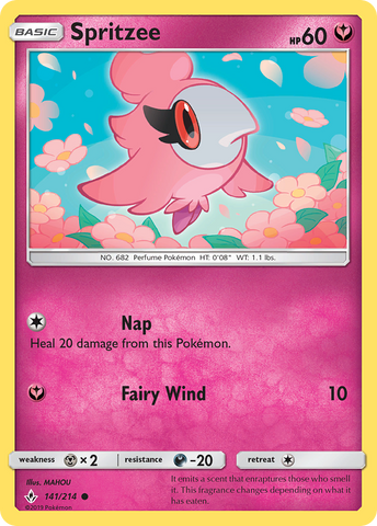 Spritzee (141/214) [Sun & Moon: Unbroken Bonds] - Comfy Hobbies