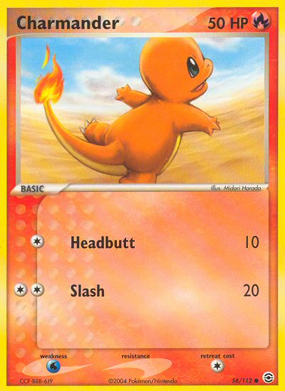 Charmander (58/112) [EX: FireRed & LeafGreen] - Comfy Hobbies