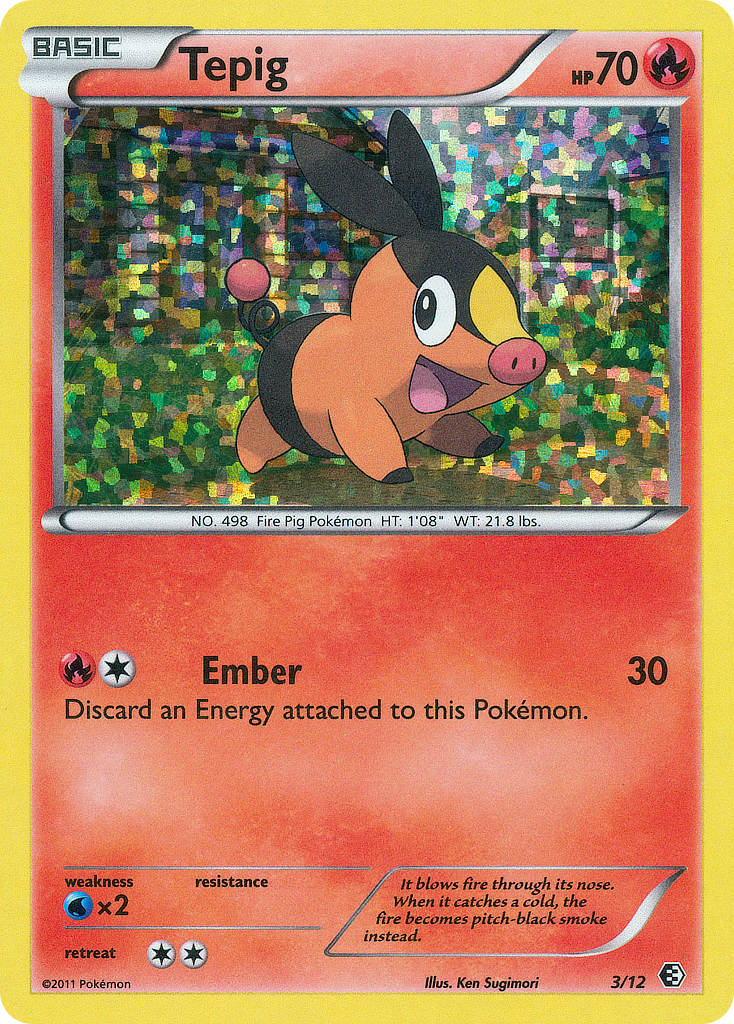 Tepig (3/12) [McDonald's Promos: 2011 Collection] - Comfy Hobbies