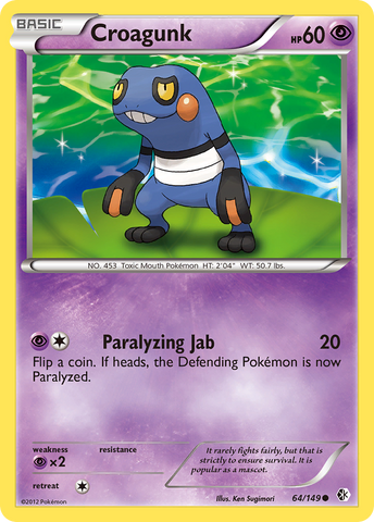 Croagunk (64/149) [Black & White: Boundaries Crossed] - Comfy Hobbies