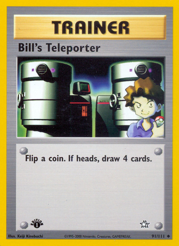 Bill's Teleporter (91/111) [Neo Genesis 1st Edition] - Comfy Hobbies