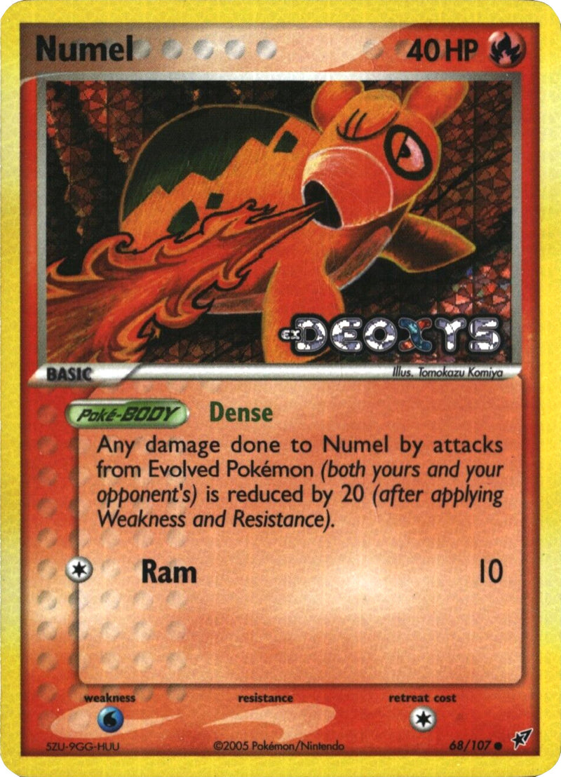 Numel (68/107) (Stamped) [EX: Deoxys] - Comfy Hobbies