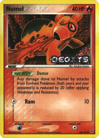 Numel (68/107) (Stamped) [EX: Deoxys] - Comfy Hobbies