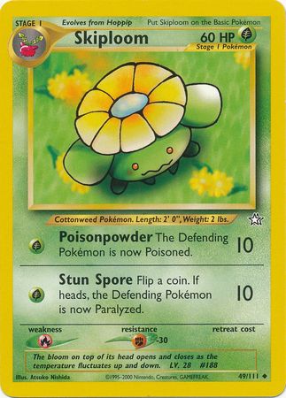 Skiploom (49/111) [Neo Genesis Unlimited] - Comfy Hobbies