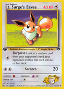 Lt. Surge's Eevee (51/132) [Gym Challenge 1st Edition] - Comfy Hobbies