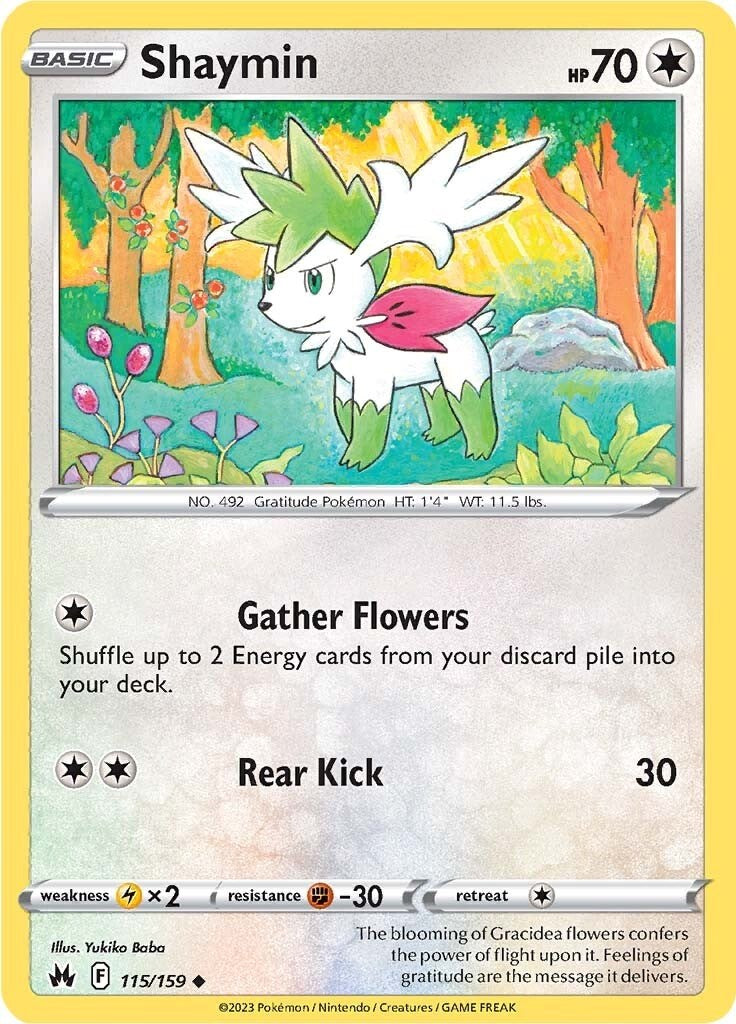 Shaymin (115/159) [Sword & Shield: Crown Zenith] - Comfy Hobbies