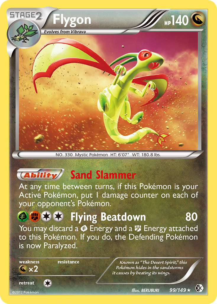 Flygon (99/149) [Black & White: Boundaries Crossed] - Comfy Hobbies