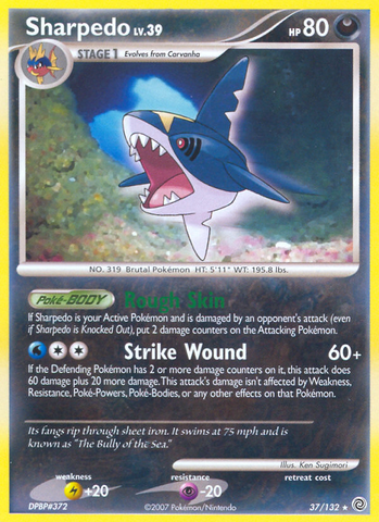Sharpedo (37/132) [Diamond & Pearl: Secret Wonders] - Comfy Hobbies